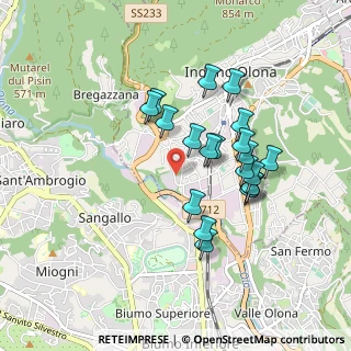 Mappa Via Cesariano, 21056 Induno Olona VA, Italia (0.779)