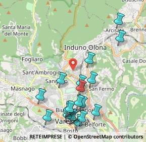 Mappa Via Cesariano, 21056 Induno Olona VA, Italia (2.313)