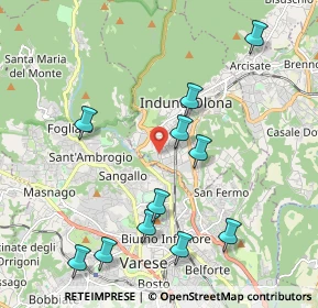 Mappa Via Cesariano, 21056 Induno Olona VA, Italia (2.18364)