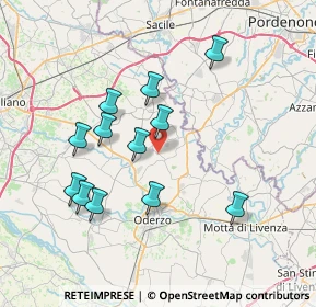 Mappa Via Cornarè, 31040 Mansuè TV, Italia (6.9825)