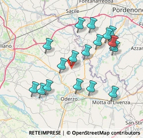 Mappa Via Cornarè, 31040 Mansuè TV, Italia (7.36765)