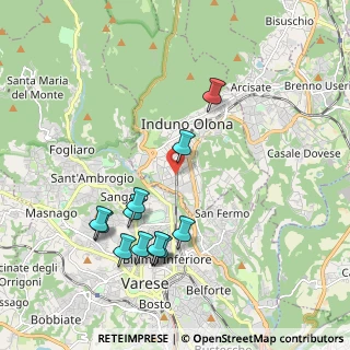 Mappa Via Giuseppe Verdi, 21056 Induno Olona VA, Italia (2.01167)