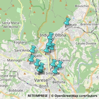 Mappa Via Giuseppe Verdi, 21056 Induno Olona VA, Italia (1.62643)