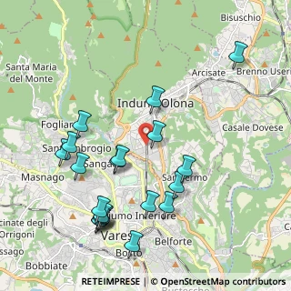 Mappa Via Giuseppe Verdi, 21056 Induno Olona VA, Italia (2.239)