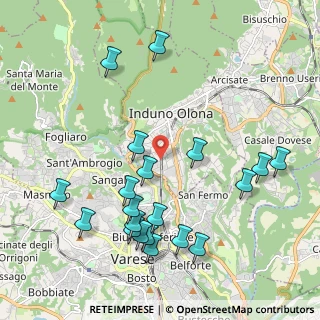 Mappa Via Giuseppe Verdi, 21056 Induno Olona VA, Italia (2.277)