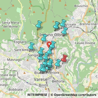 Mappa Via Giuseppe Verdi, 21056 Induno Olona VA, Italia (1.5715)