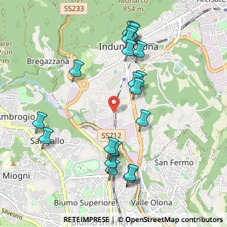 Mappa Via Giuseppe Verdi, 21056 Induno Olona VA, Italia (1.074)
