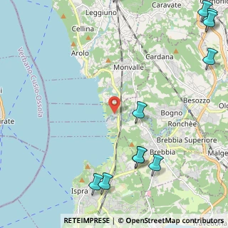Mappa Località Bozza, 21020 Brebbia VA, Italia (3.29091)
