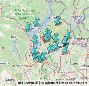 Mappa Via Giacomo Puccini, 21023 Besozzo VA, Italia (10.8725)