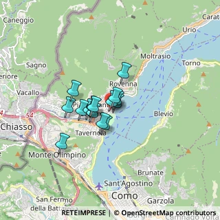 Mappa Via Luigi Dell'Orto, 22012 Cernobbio CO, Italia (0.97)