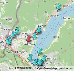 Mappa Piazza Castello, 22012 Cernobbio CO, Italia (2.42)