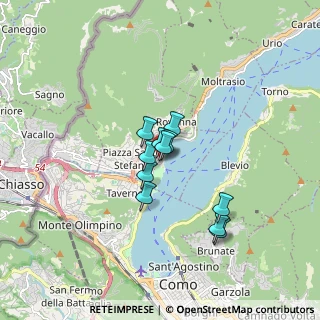 Mappa Via Giuseppe Garibaldi, 22012 Cernobbio CO, Italia (1.08636)
