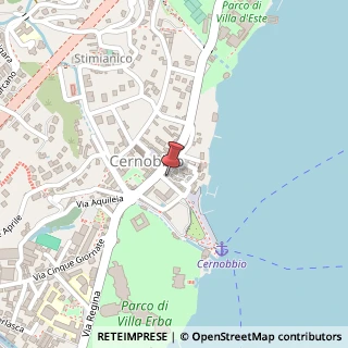 Mappa Via Giuseppe Garibaldi, 1, 22012 Cernobbio, Como (Lombardia)