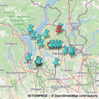Mappa Via Lunga, 21020 Barasso VA, Italia (11.1985)