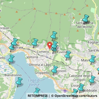 Mappa Via Lunga, 21020 Barasso VA, Italia (3.2505)
