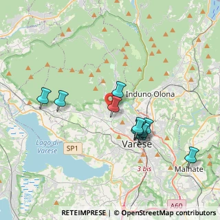 Mappa Via Ticino, 21100 Varese VA, Italia (3.43727)