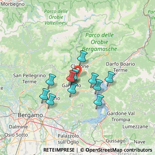 Mappa Località monte farno, 24024 Gandino BG, Italia (10.77)