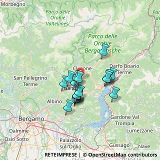 Mappa Località monte farno, 24024 Gandino BG, Italia (10.08833)