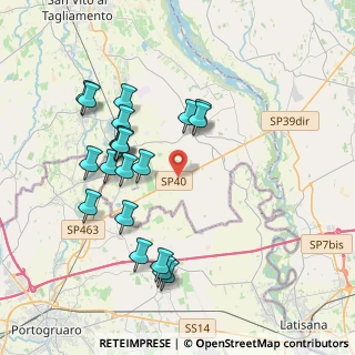 Mappa Via Udine, 33075 Morsano al Tagliamento PN, Italia (3.8295)