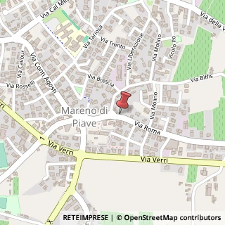 Mappa Via Roma, 4, 31010 Mareno di Piave, Treviso (Veneto)