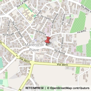 Mappa Piazza Municipio, 20, 31010 Mareno di Piave, Treviso (Veneto)