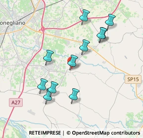 Mappa Via Pier Antonio Mutti, 31028 Vazzola TV, Italia (3.67364)