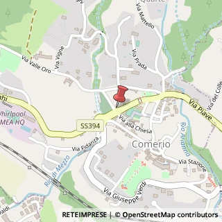 Mappa Via Alla Chiesa, 10, 21025 Comerio, Varese (Lombardia)
