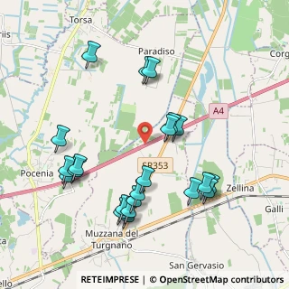 Mappa E70, 33055 Castions di strada UD, Italia (2.09545)