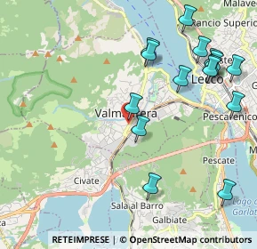 Mappa Via XXV Aprile, 23868 Valmadrera LC, Italia (2.35133)