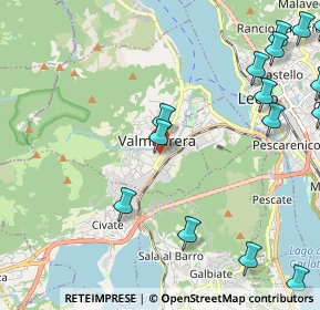 Mappa Via XXV Aprile, 23868 Valmadrera LC, Italia (2.98067)