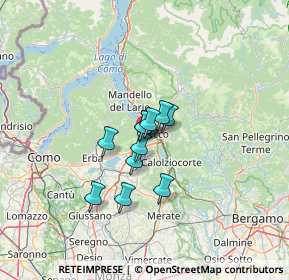 Mappa Via XXV Aprile, 23868 Valmadrera LC, Italia (7.58636)