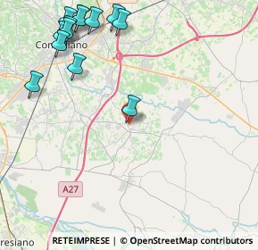 Mappa Via Tariosa, 31010 Mareno di Piave TV, Italia (5.46615)