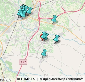 Mappa Via Tariosa, 31010 Mareno di Piave TV, Italia (4.7405)
