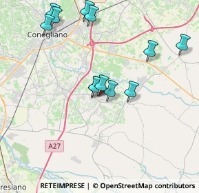 Mappa Via Tariosa, 31010 Mareno di Piave TV, Italia (3.87833)