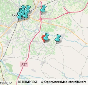 Mappa Via Tariosa, 31010 Mareno di Piave TV, Italia (5.03)