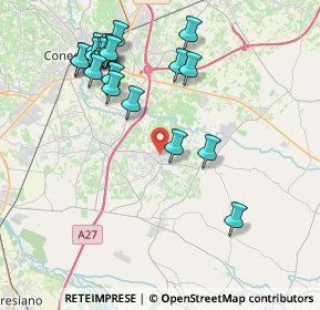 Mappa Via Tariosa, 31010 Mareno di Piave TV, Italia (4.2905)