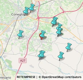 Mappa Via Tariosa, 31010 Mareno di Piave TV, Italia (3.76538)