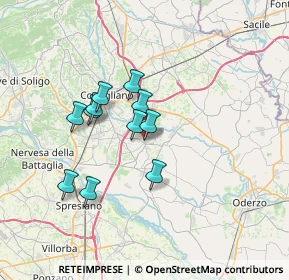 Mappa Via Tariosa, 31010 Mareno di Piave TV, Italia (5.45182)