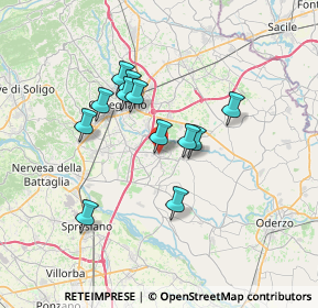 Mappa Via Tariosa, 31010 Mareno di Piave TV, Italia (5.64917)