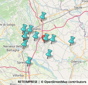 Mappa Via Tariosa, 31010 Mareno di Piave TV, Italia (6.28833)