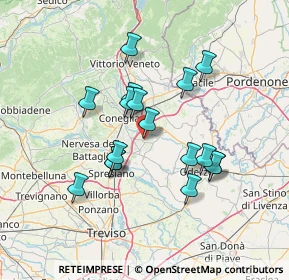 Mappa Via Tariosa, 31010 Mareno di Piave TV, Italia (12.07471)