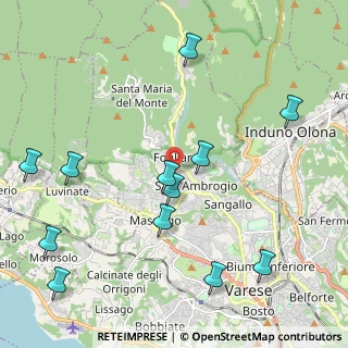 Mappa Via Ausonio, 21100 Varese VA, Italia (2.50917)