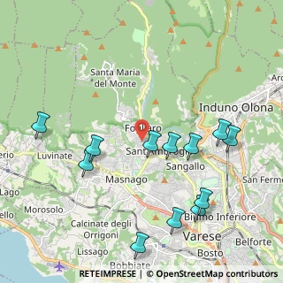 Mappa Via Ausonio, 21100 Varese VA, Italia (2.26333)