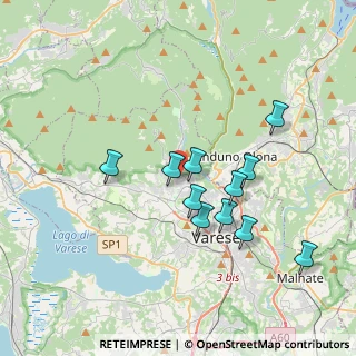 Mappa Via Ausonio, 21100 Varese VA, Italia (3.26818)