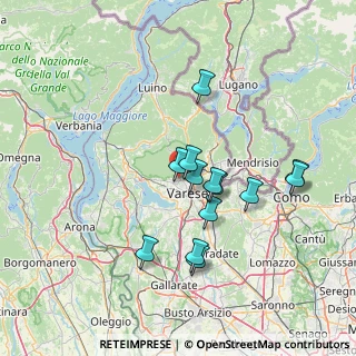 Mappa Via Ausonio, 21100 Varese VA, Italia (12.55)