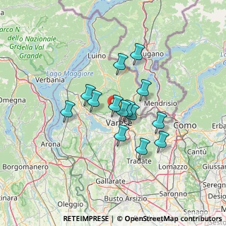 Mappa Via Ausonio, 21100 Varese VA, Italia (10.07643)