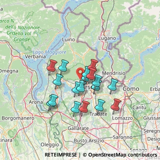 Mappa Via Ausonio, 21100 Varese VA, Italia (11.02111)