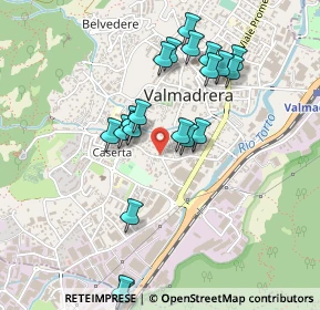 Mappa Via Mose Bianchi, 23868 Valmadrera LC, Italia (0.4505)