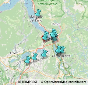 Mappa Via Mose Bianchi, 23868 Valmadrera LC, Italia (4.92286)