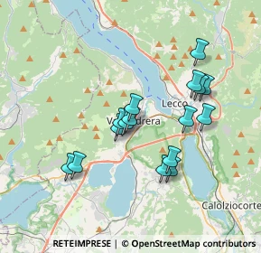 Mappa Via Mose Bianchi, 23868 Valmadrera LC, Italia (3.09938)